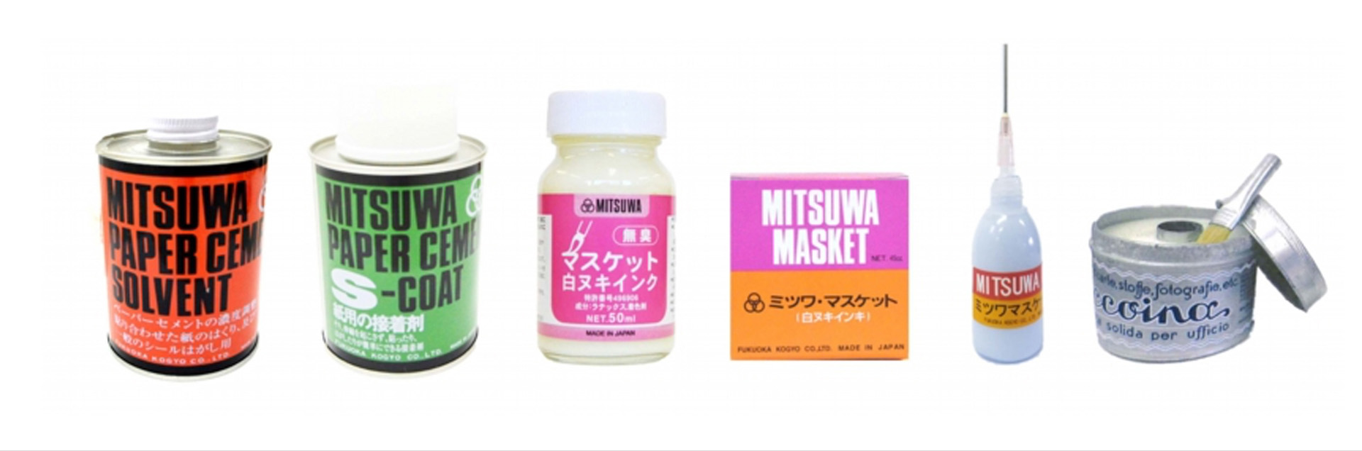 MITSUWA（ミツワ）印の接着剤｜福岡工業株式会社